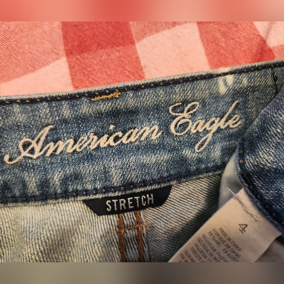 LOT OF 4   American Eagle Distressed Denim Women Shorts - Picture 4 of 13